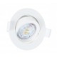 Foco Downlight LED Orientable Redondo Blanco Ø85mm 7w CCT Selecionable